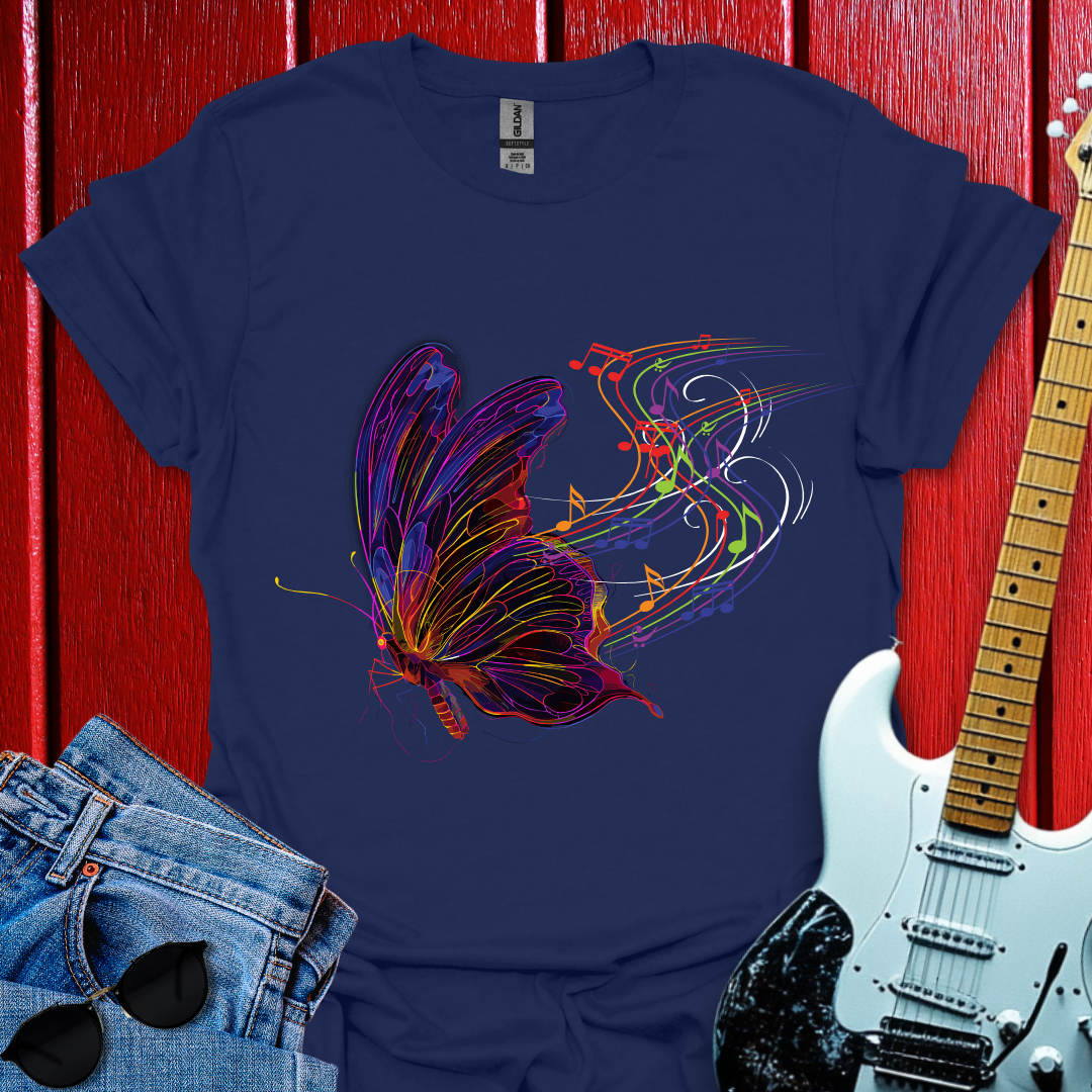 Musical Butterfly T-shirt
