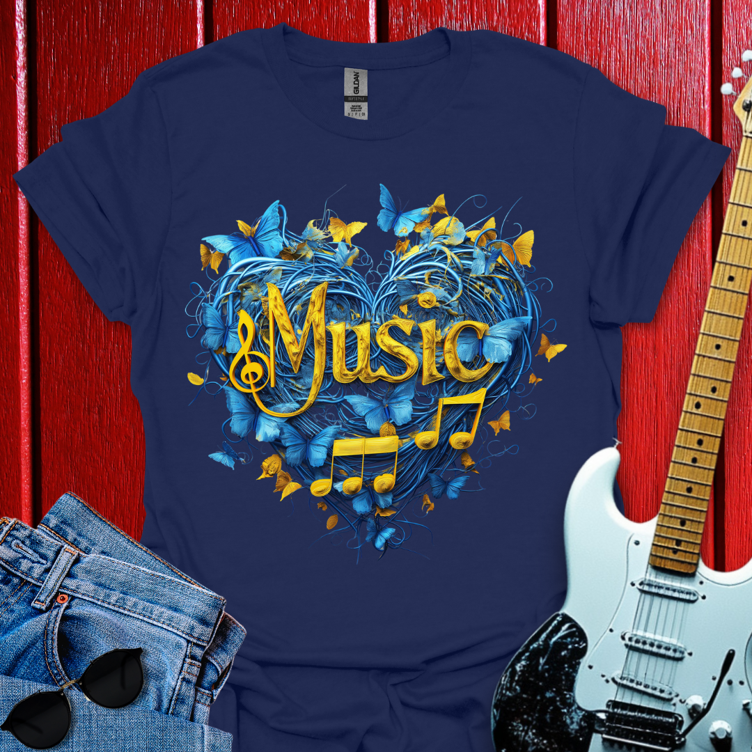 Musical Heart T-shirt