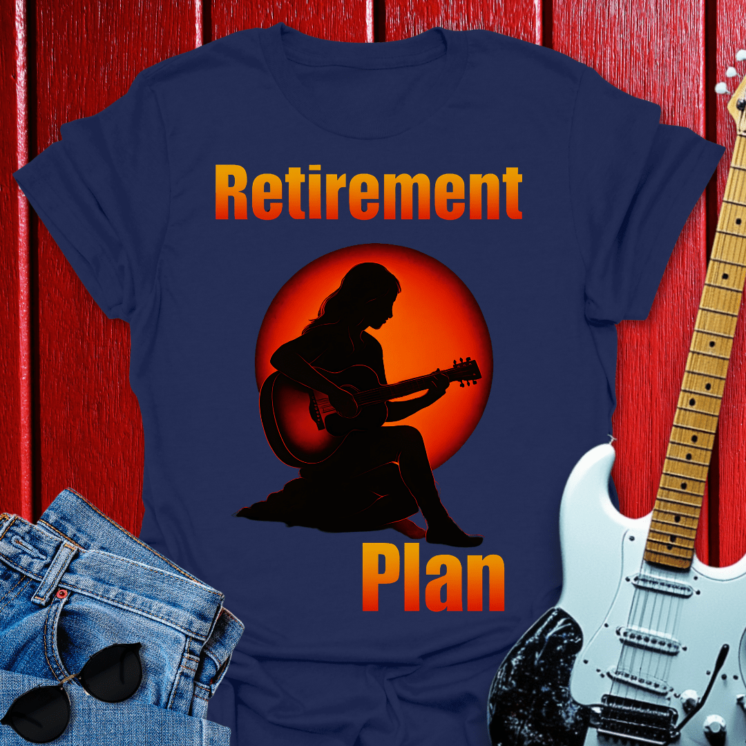 Retirement Guitar T-shirt