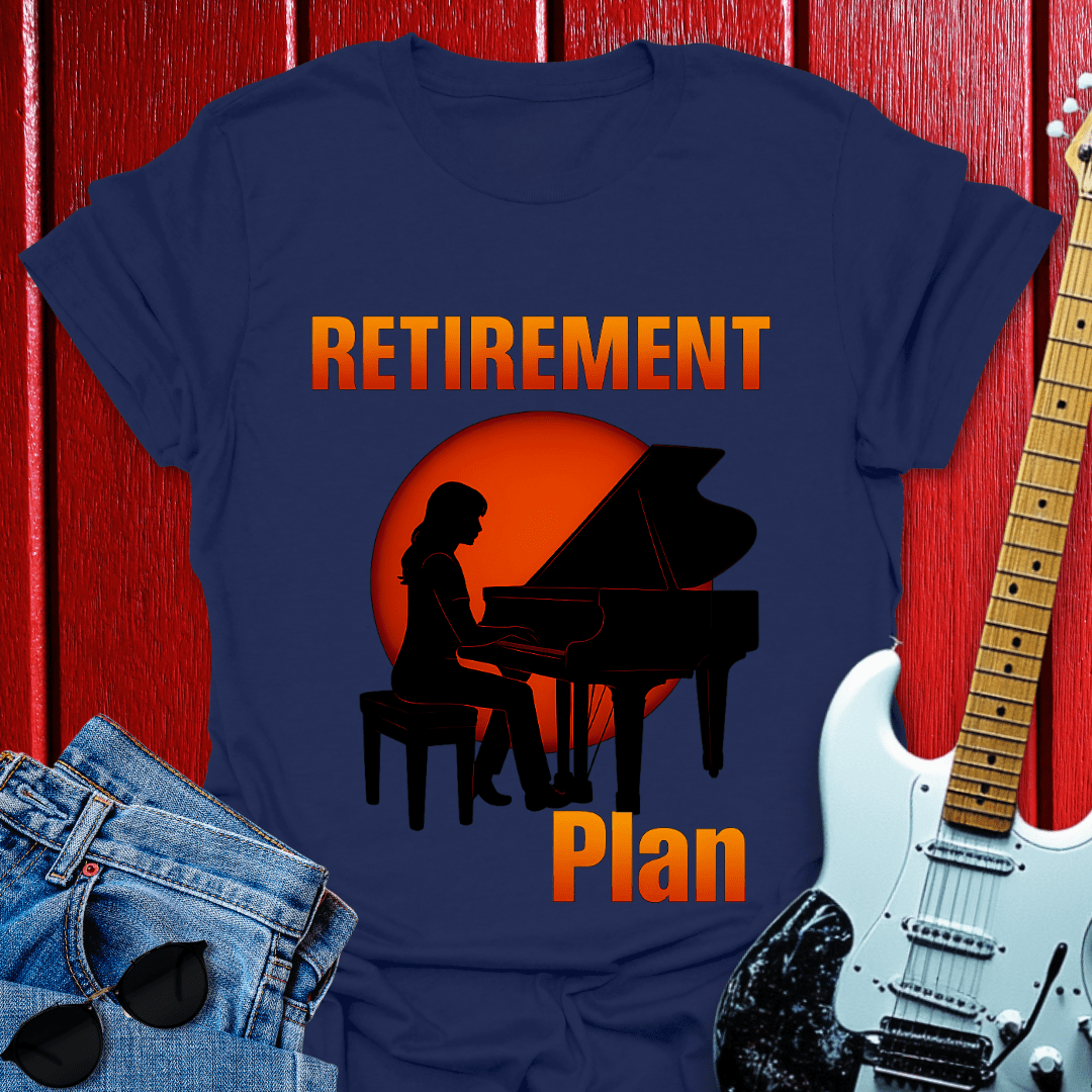 Retirement Piano T-shirt