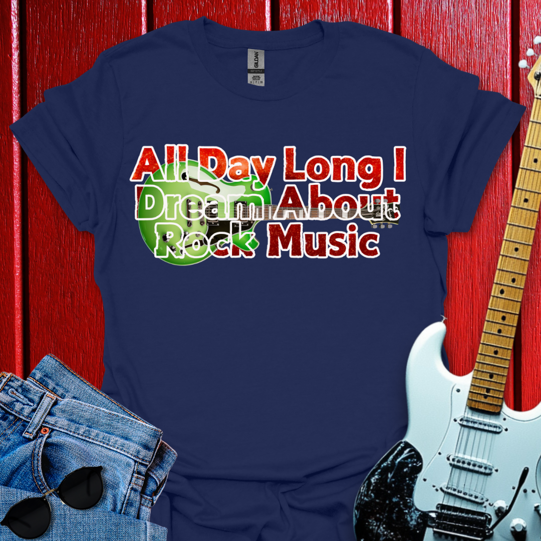 Rock Music All Day T-shirt