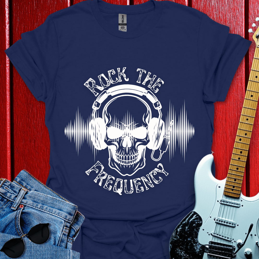 Rock The Frequency (White) T-shirt