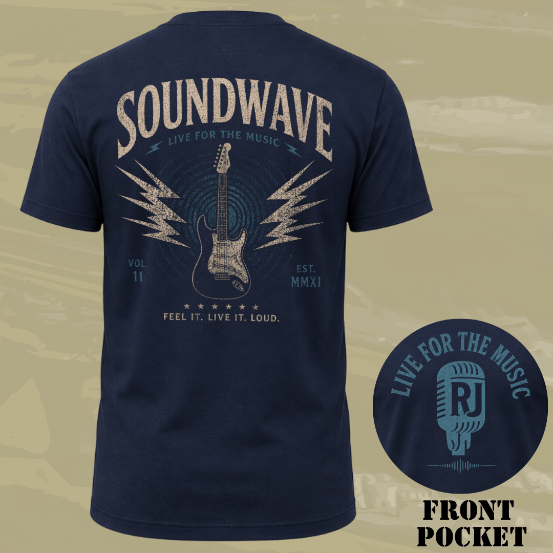 Soundwave Back T-shirt