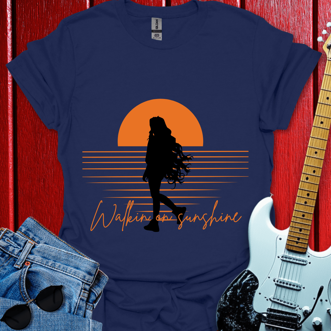 Woman Walking On Sunshine T-shirt