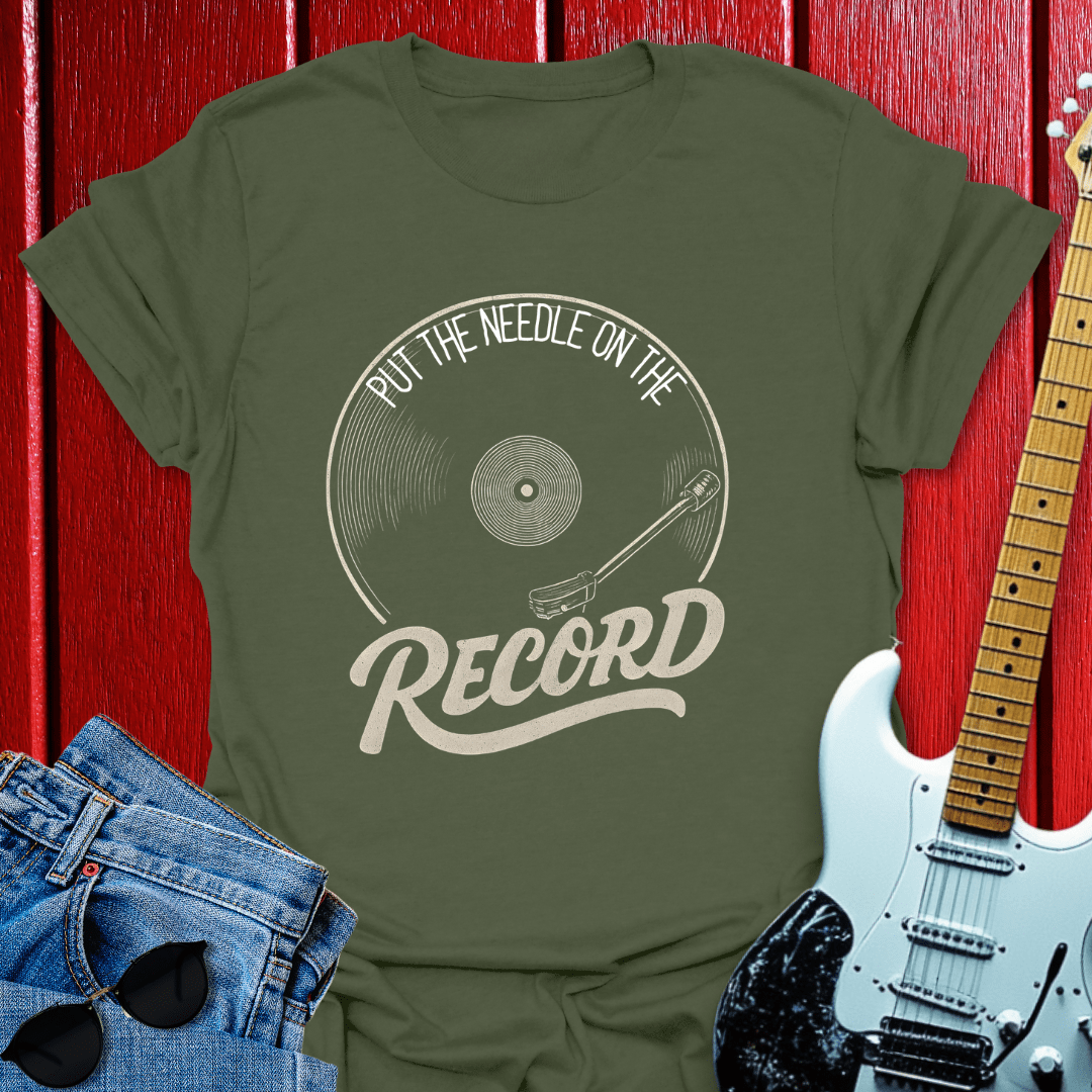 Needle On T-shirt