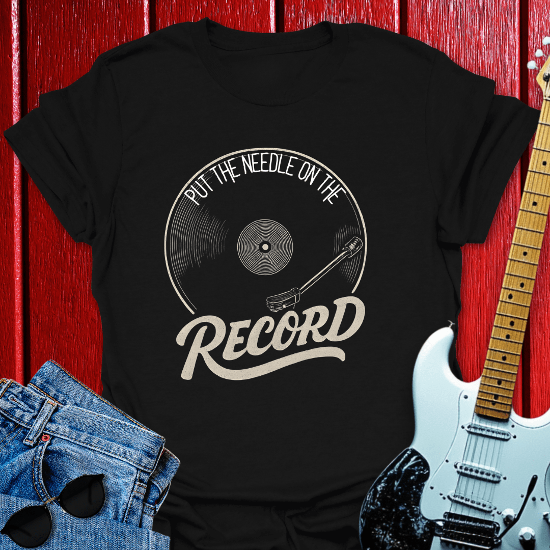Needle On T-shirt