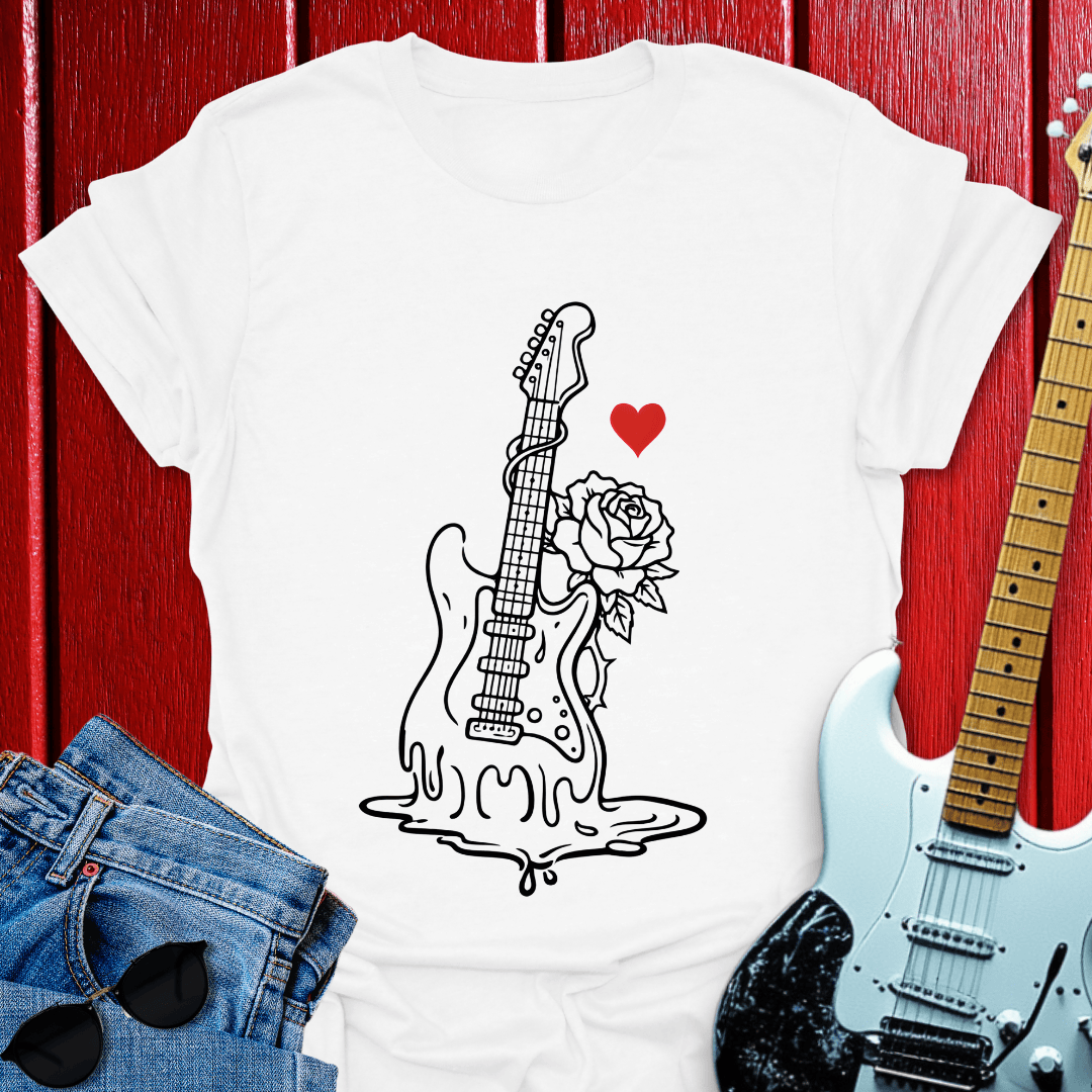 Rose Guitar T-shirt
