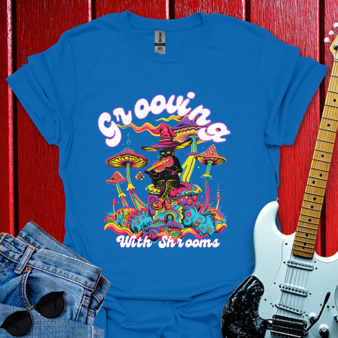 Grooving With Shrooms T-shirt