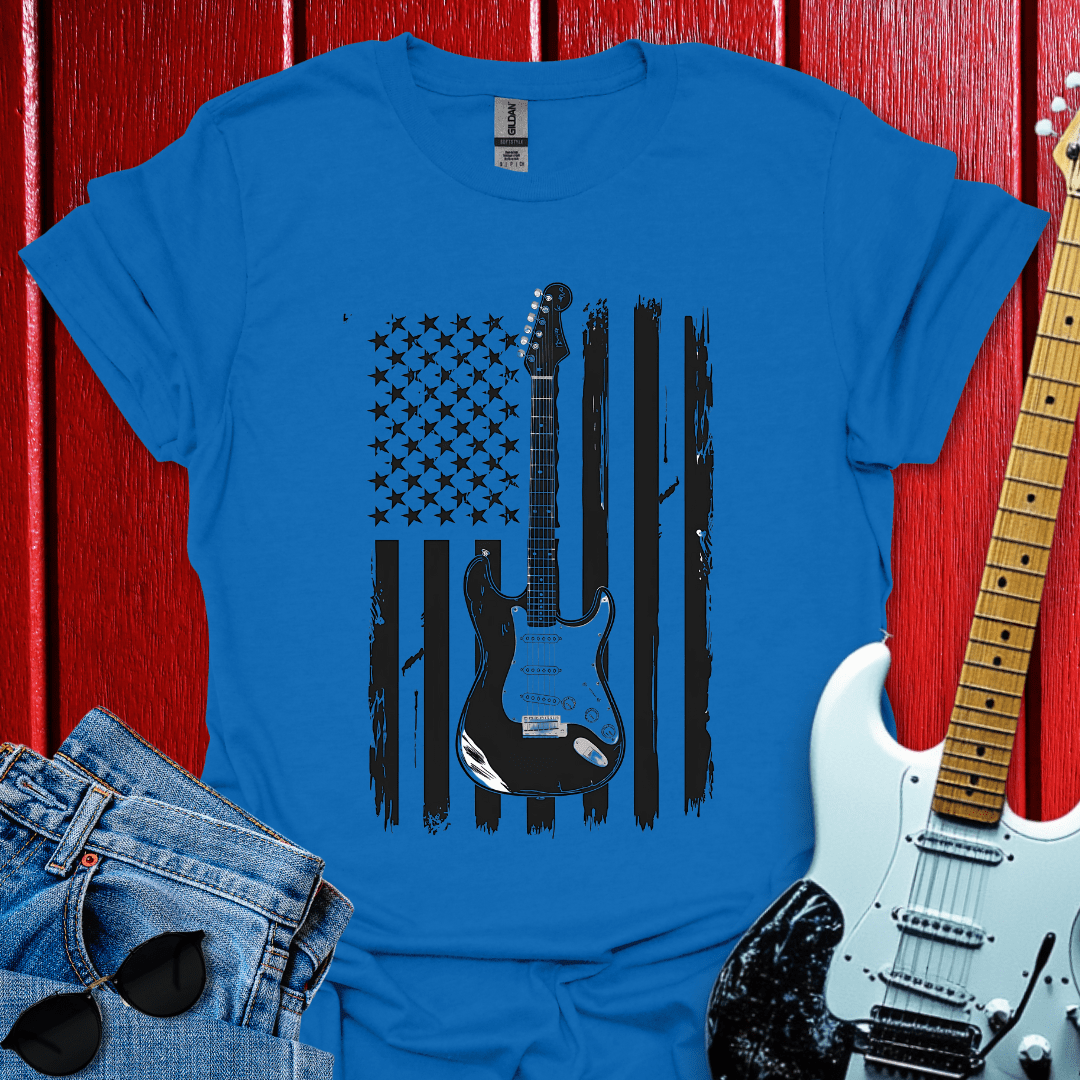 Guitar Flagged T-shirt