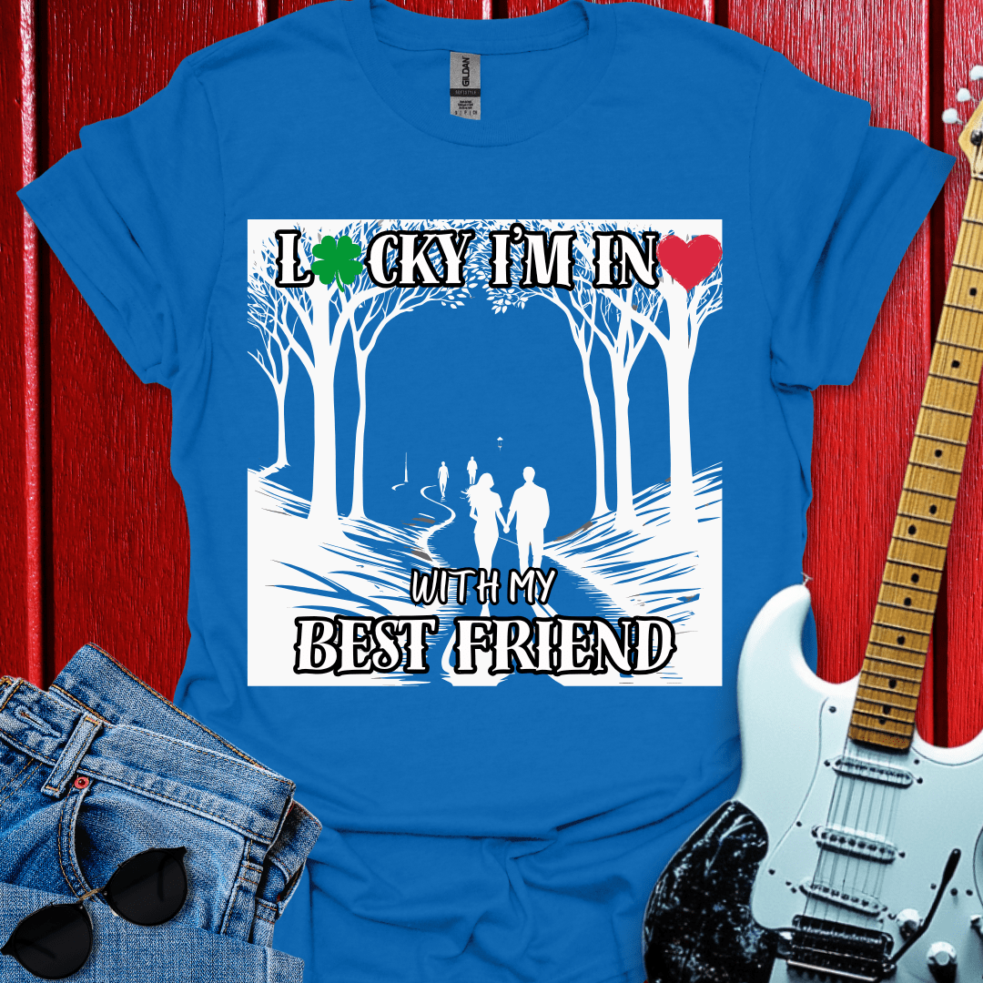 Lovin Best Friend (White) T-shirt