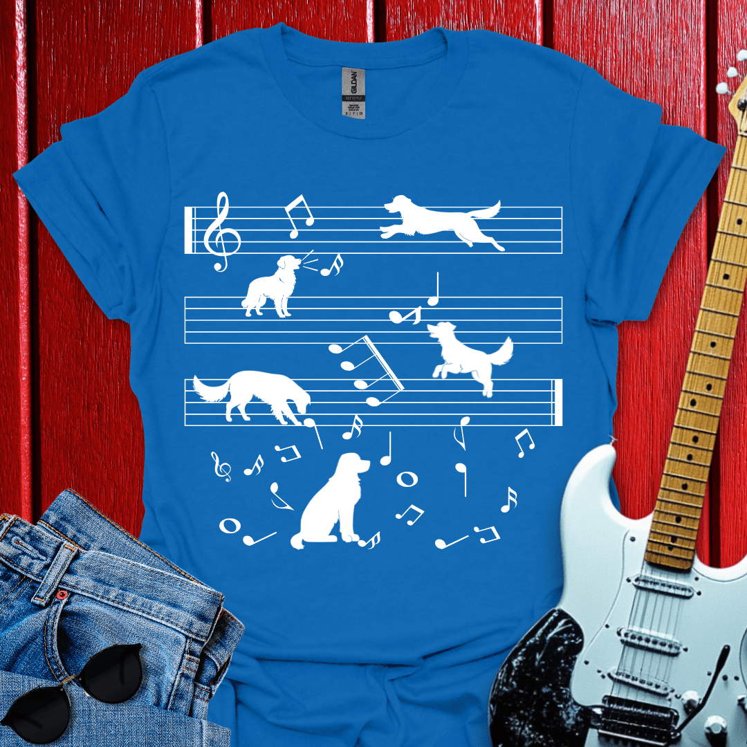 Music Notes Everywhere T-shirt