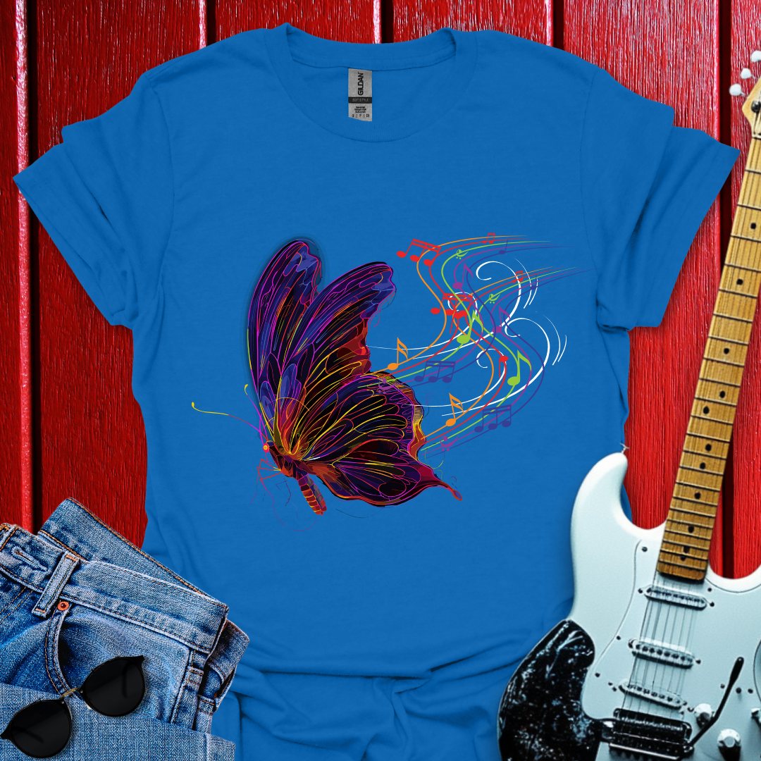 Musical Butterfly T-shirt