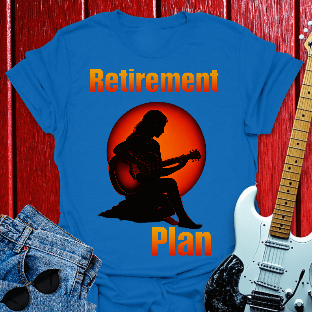 Retirement Guitar T-shirt
