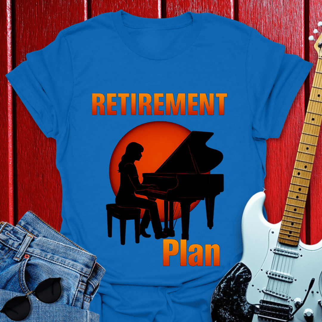Retirement Piano T-shirt