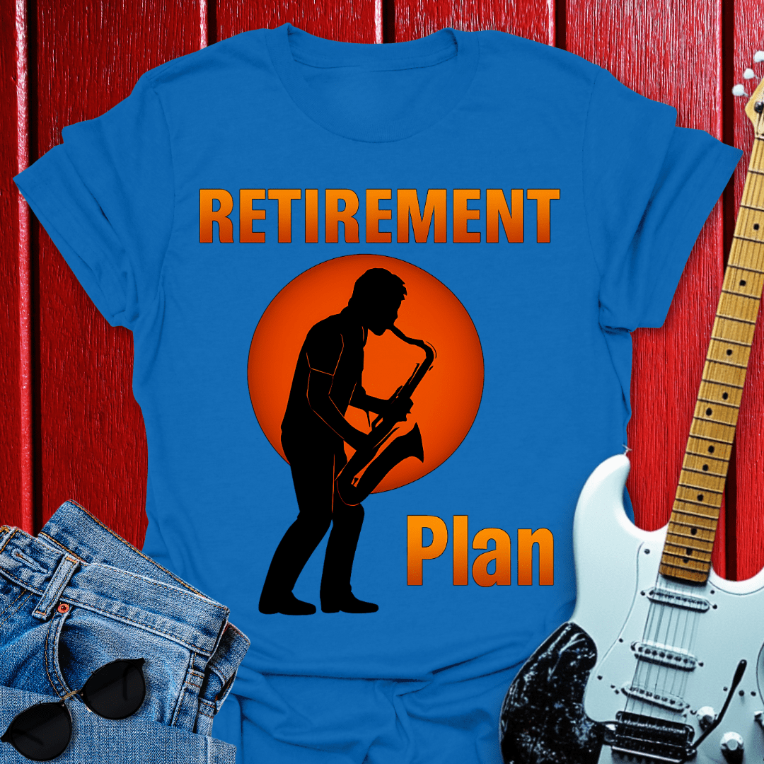 Retirement Saxophone T-shirt