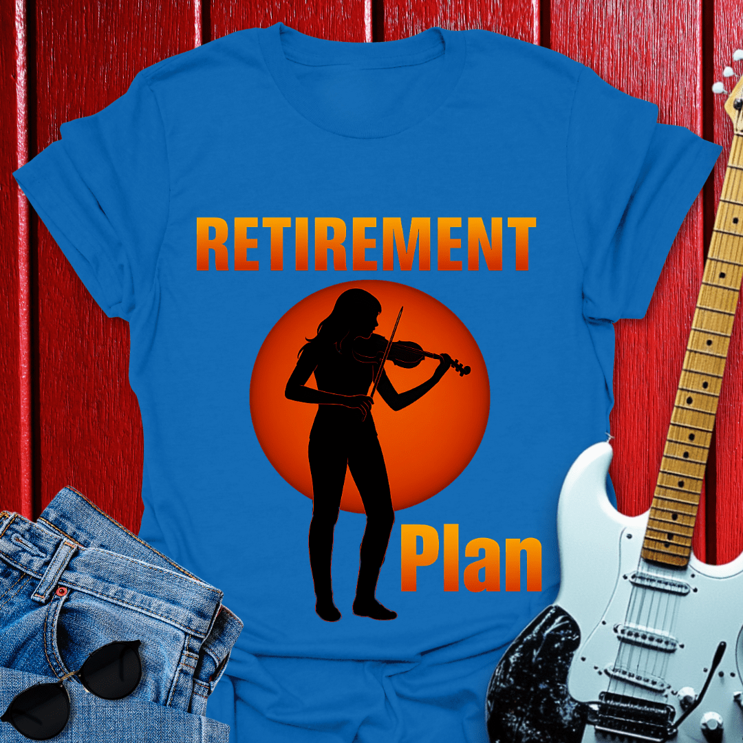 Retirement Violin T-shirt