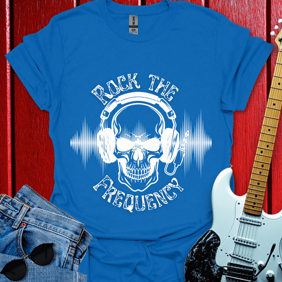 Rock The Frequency (White) T-shirt
