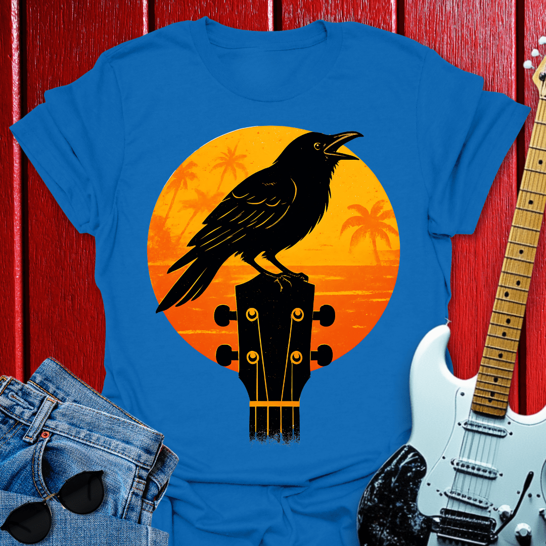 Sunset Crow T-shirt