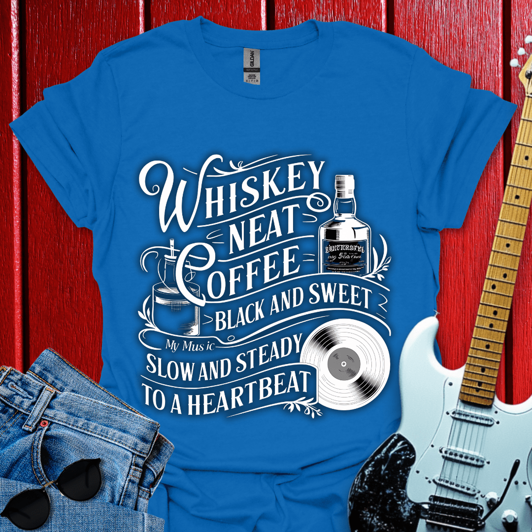 Whiskey And Coffee (White) T-shirt