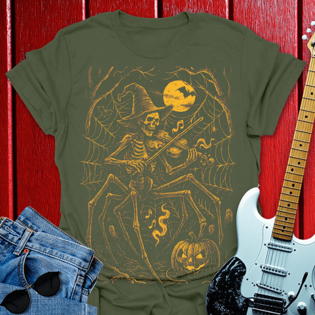 Skeleton Spider  T-shirt