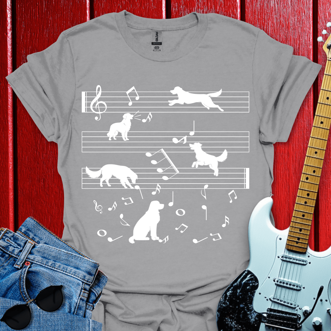 Music Notes Everywhere T-shirt