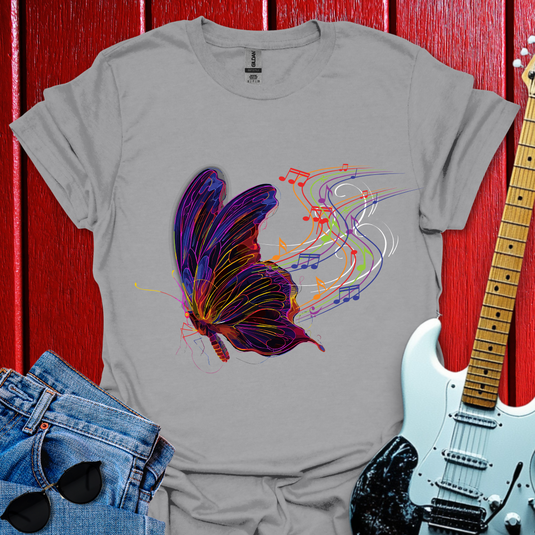 Musical Butterfly T-shirt
