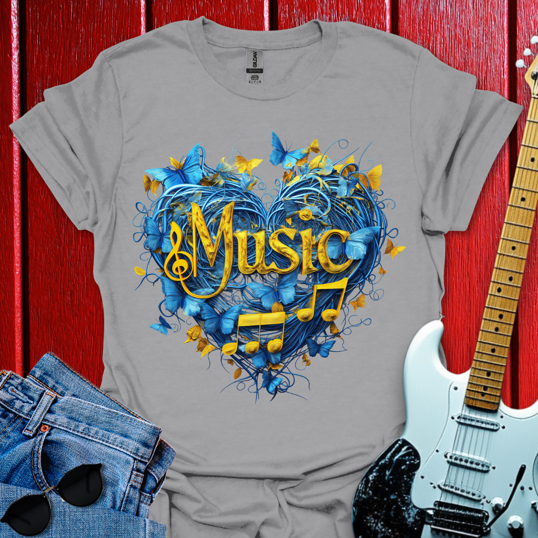Musical Heart T-shirt