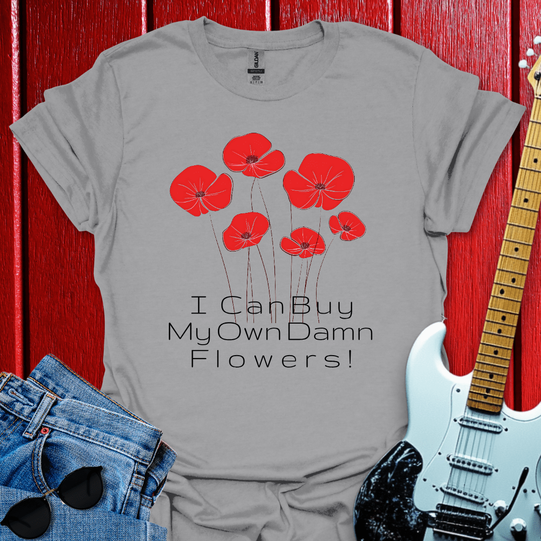 Red Flowers T-shirt