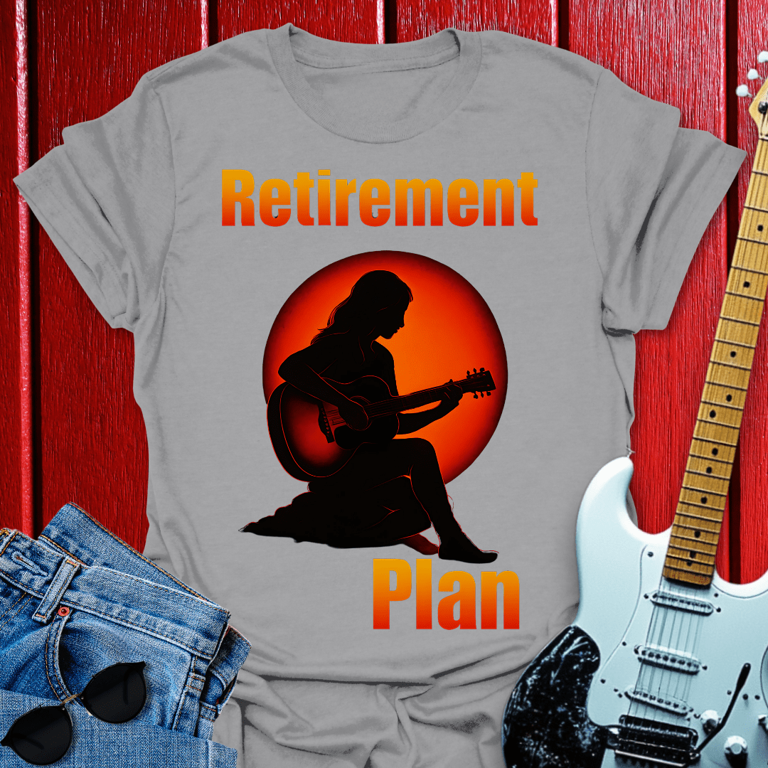 Retirement Guitar T-shirt