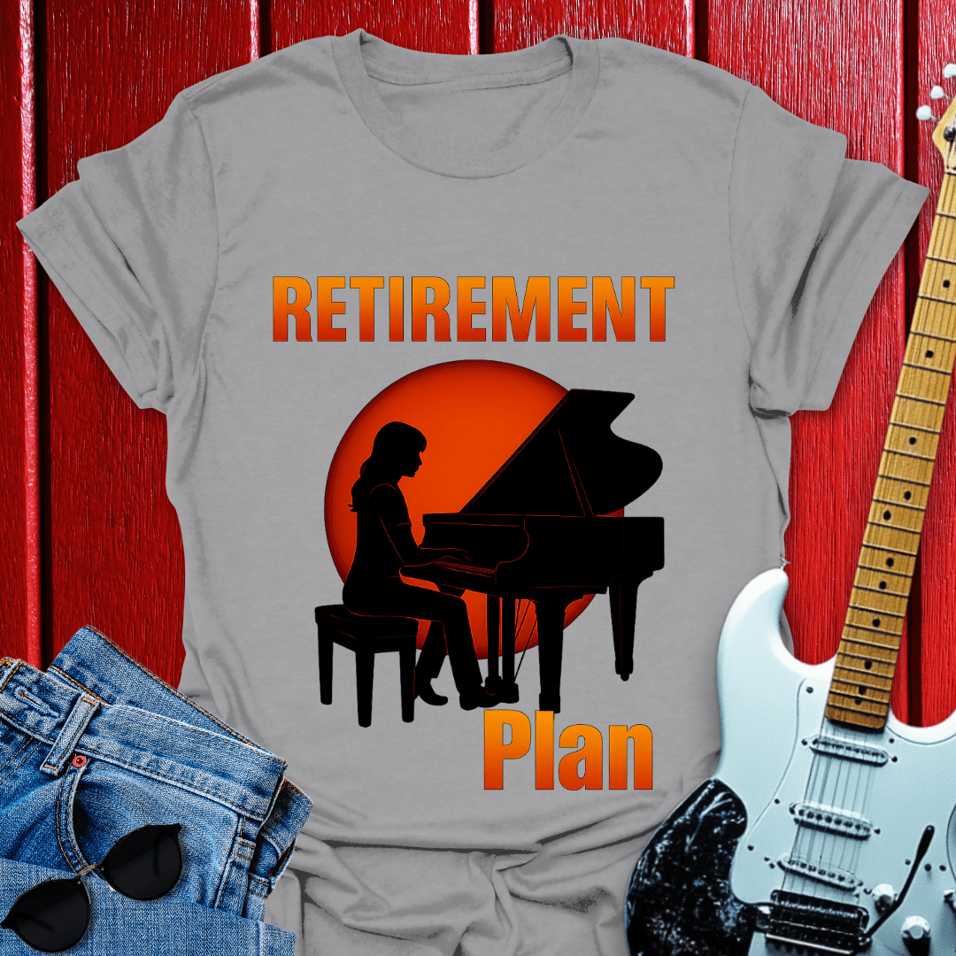 Retirement Piano T-shirt