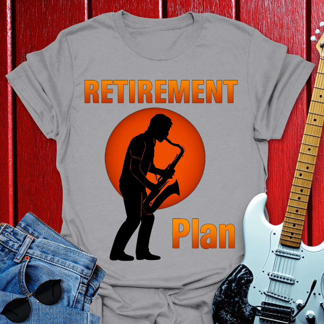 Retirement Saxophone T-shirt