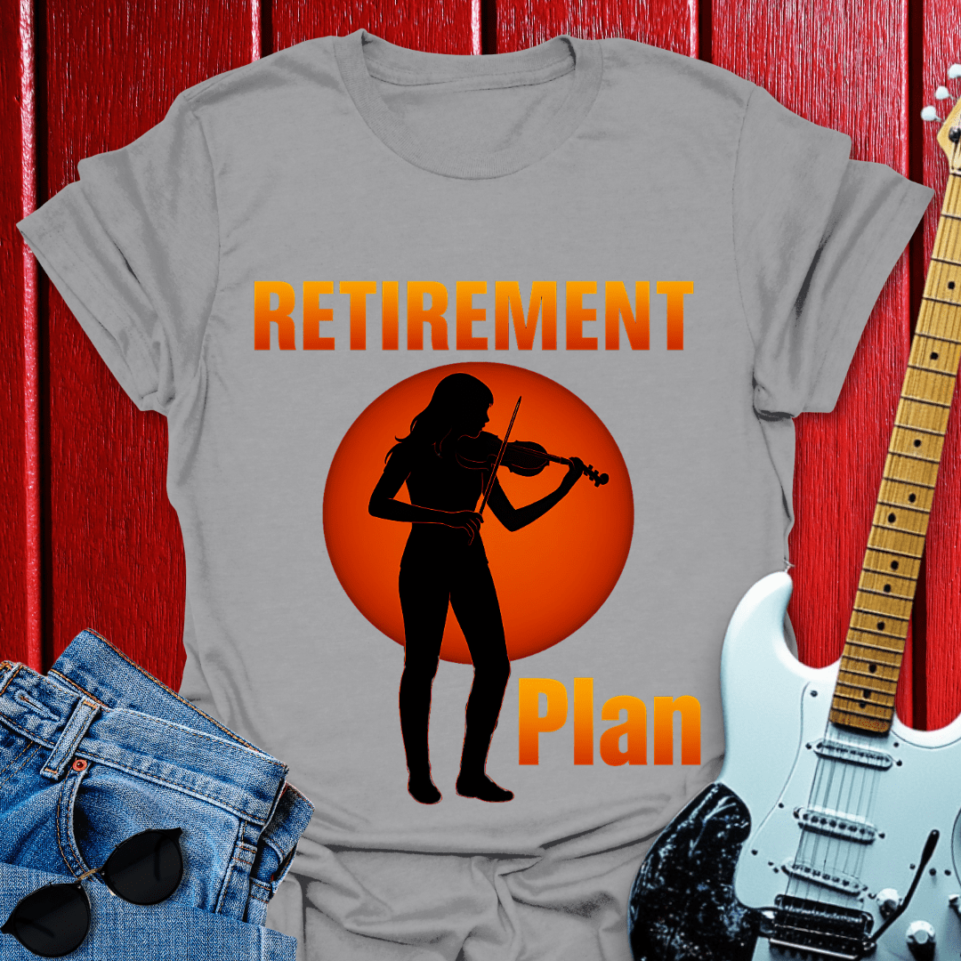 Retirement Violin T-shirt