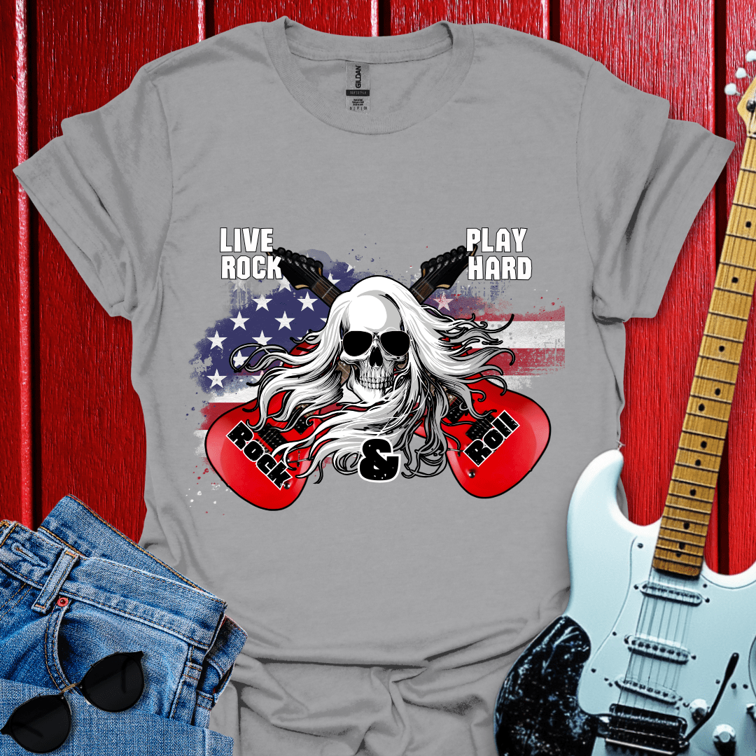 Rock & Roll Skull T-shirt