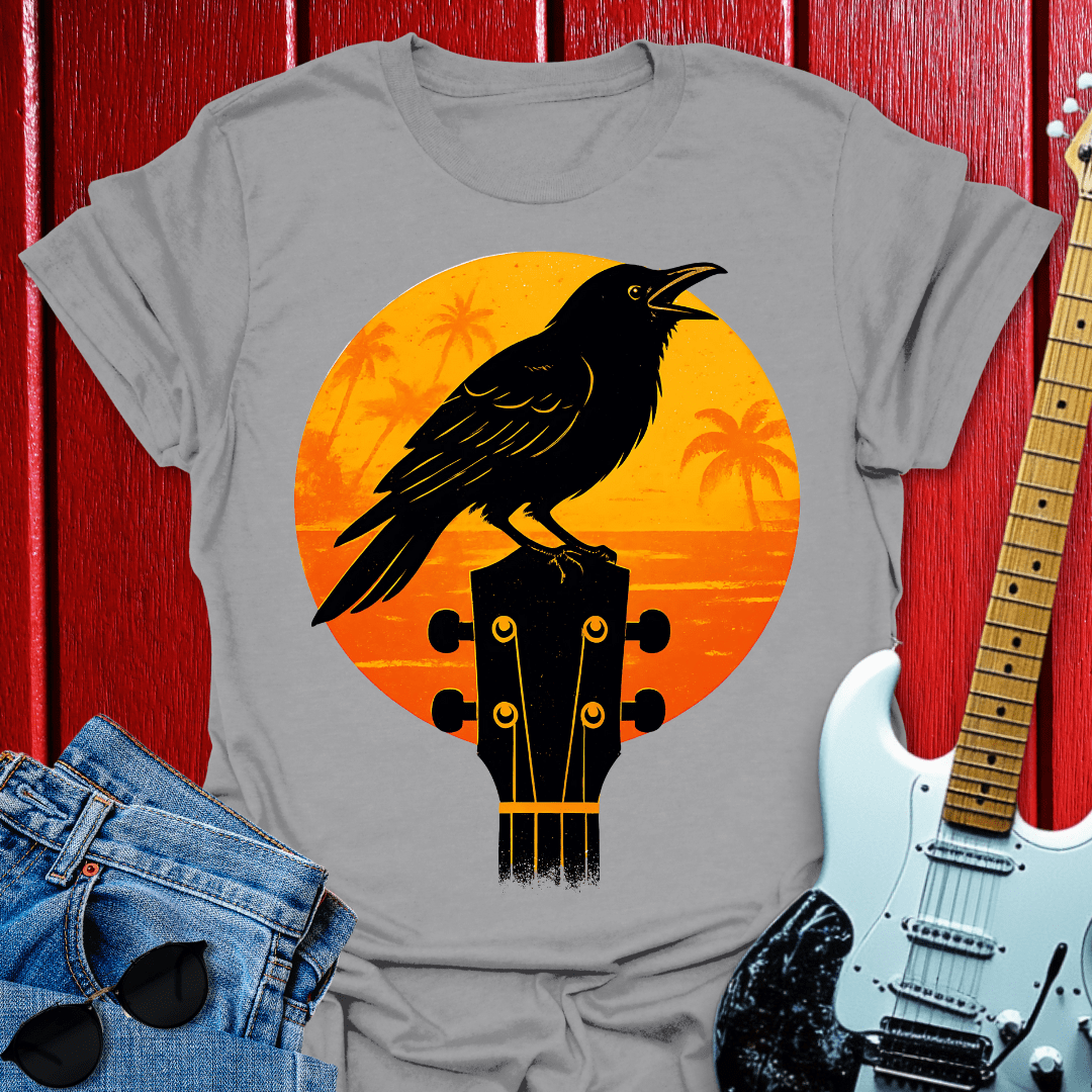Sunset Crow T-shirt