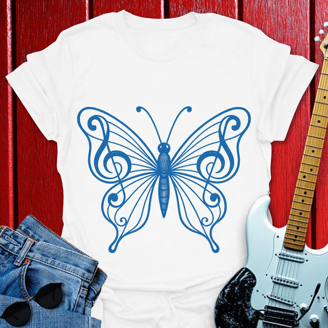 Clef Butterfly T-shirt