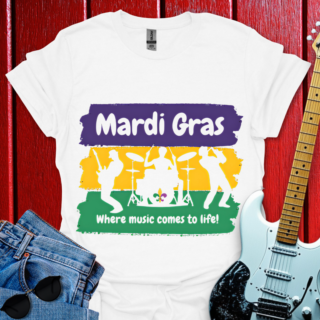 Mardi Gras Life T-shirt