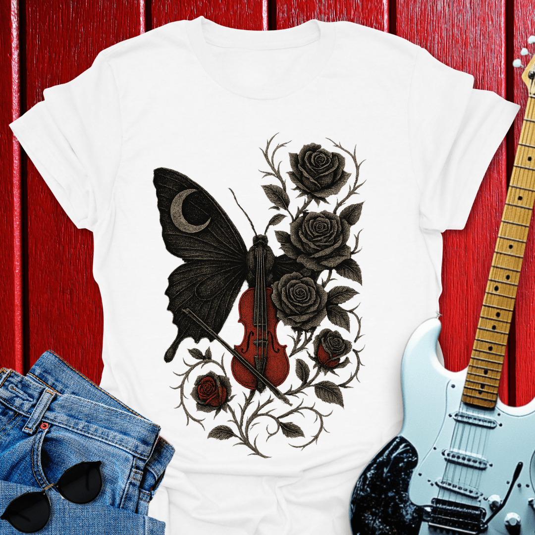 Moth Fiddle T-shirt
