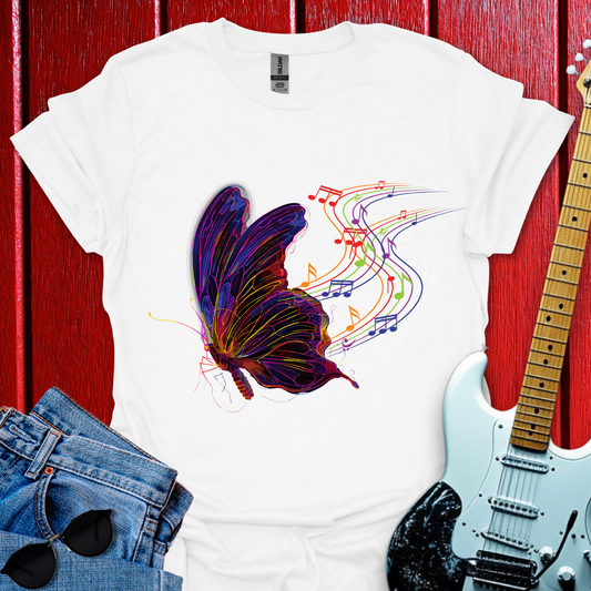 Musical Butterfly T-shirt