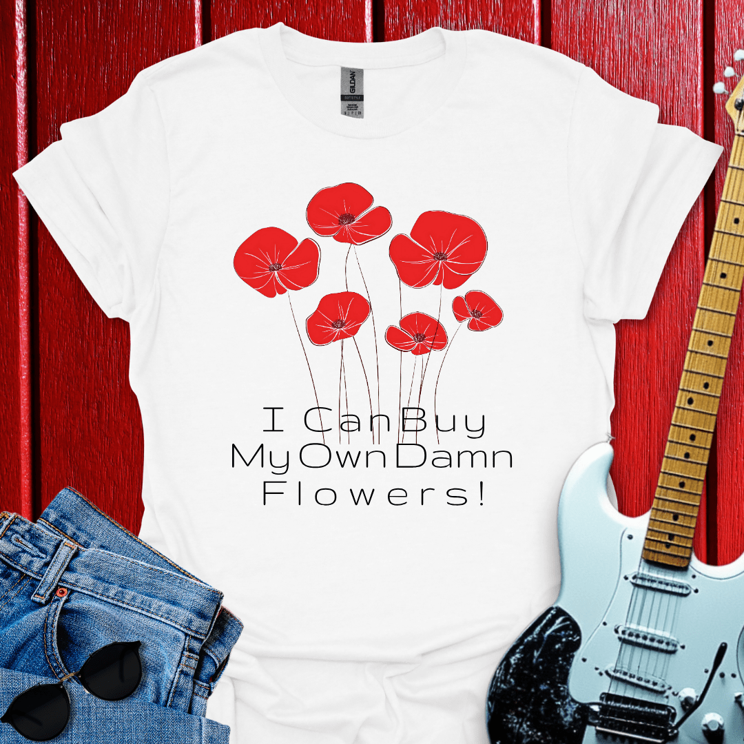 Red Flowers T-shirt