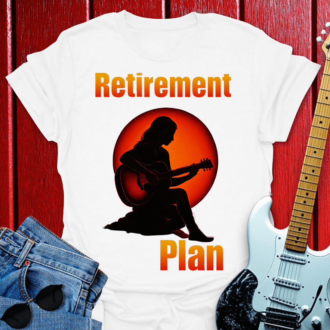 Retirement Guitar T-shirt