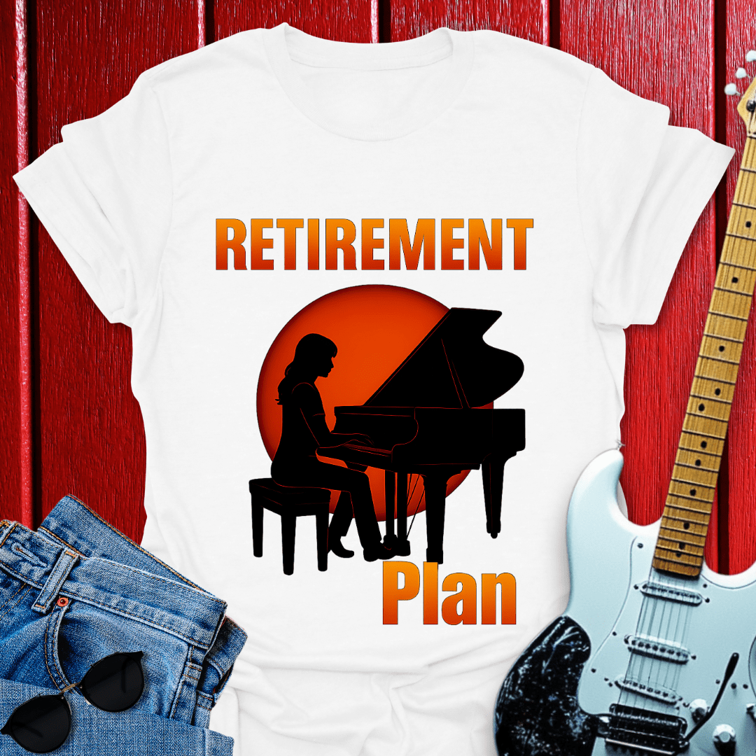 Retirement Piano T-shirt