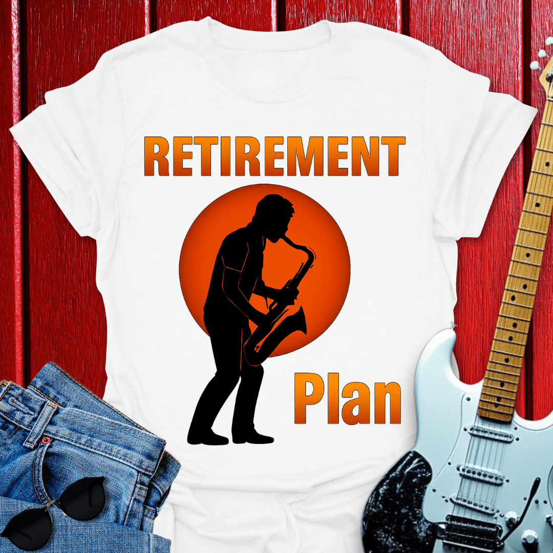 Retirement Saxophone T-shirt