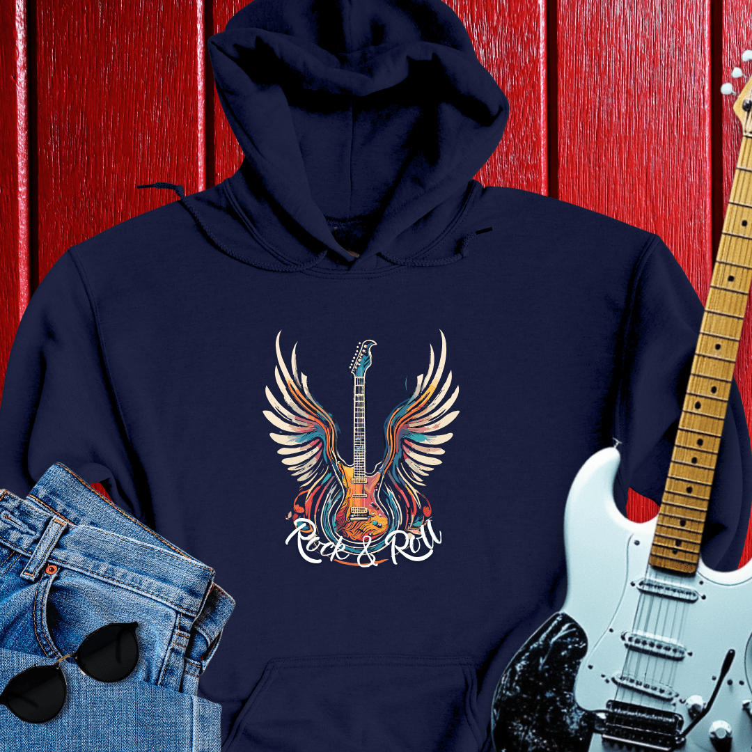 Acrylic Winged Guitar Hoodie