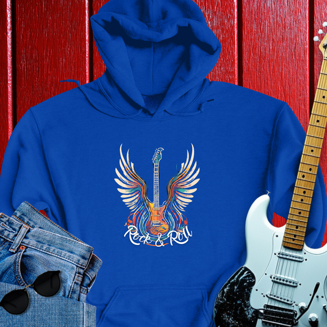 Acrylic Winged Guitar Hoodie