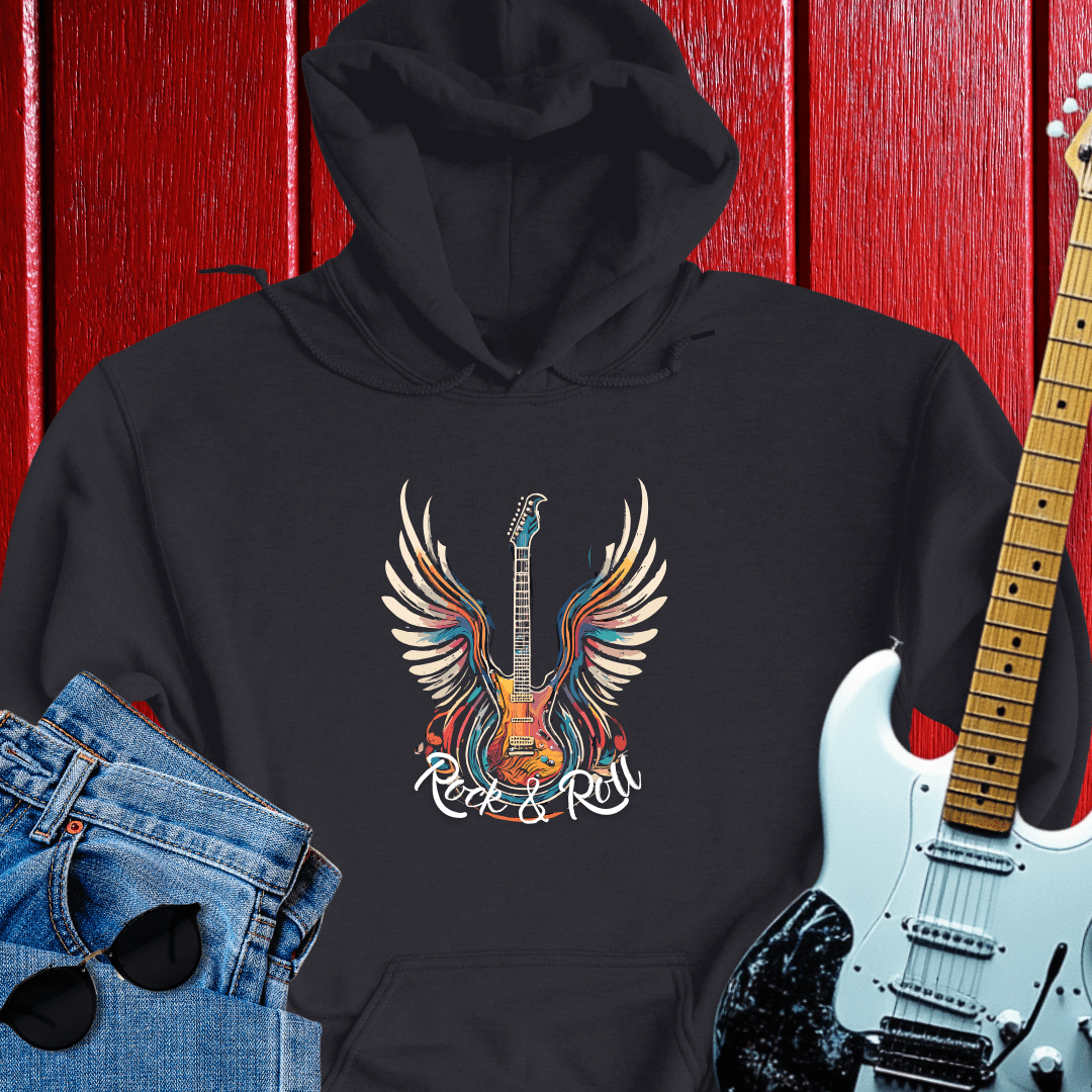 Acrylic Winged Guitar Hoodie