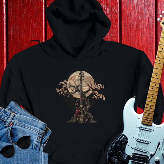 Cherry Blooms Guitar Hoodie