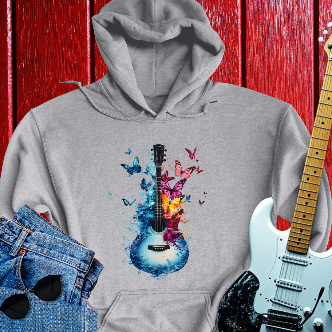 Butterfly Guitar Hoodie