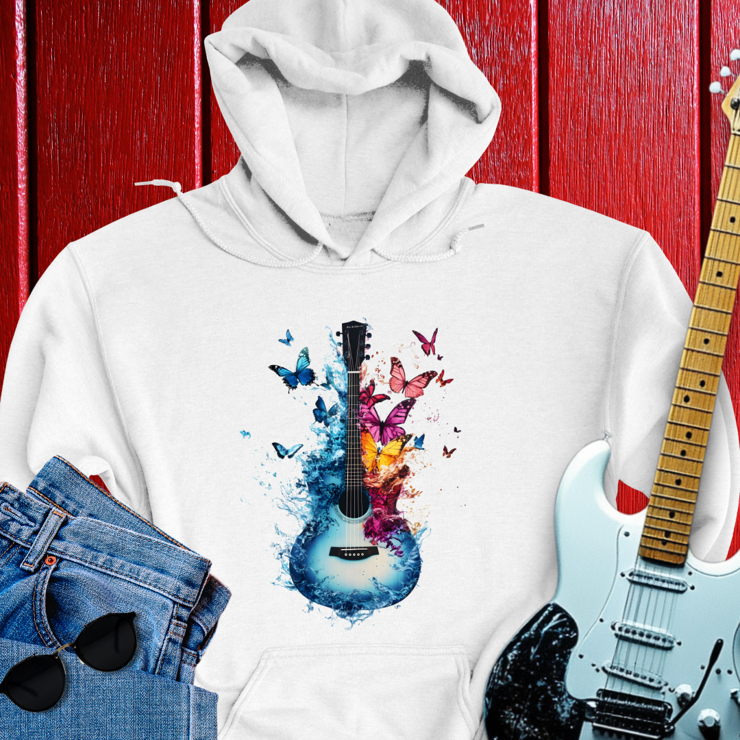 Butterfly Guitar Hoodie