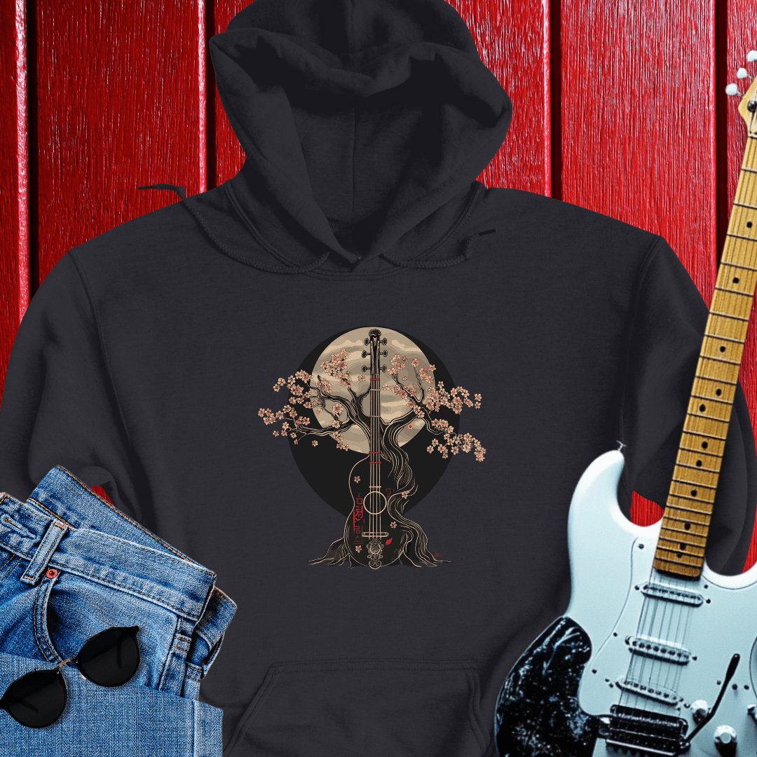 Cherry Blooms Guitar Hoodie
