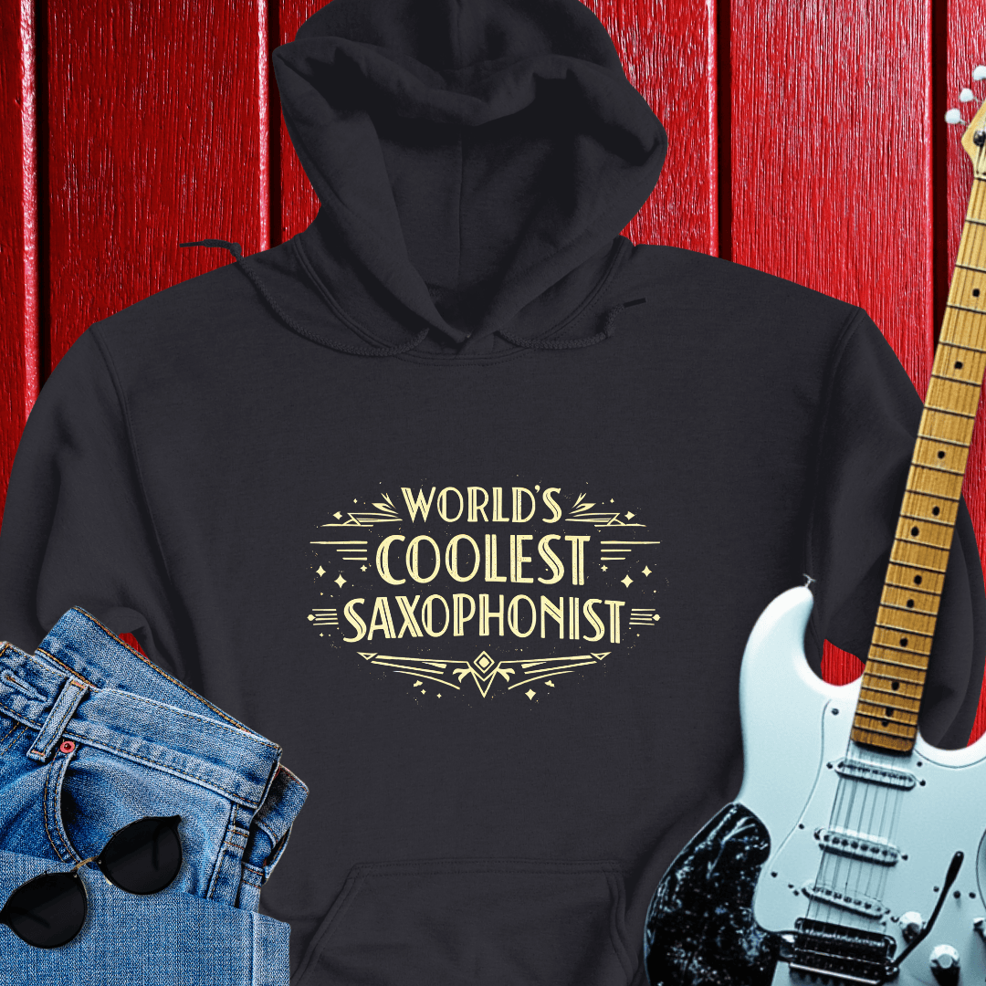 Cool Sax Hoodie